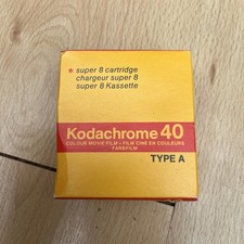 Sealed Kodak Kodachrome 40 Colour Movie Film Super 8 Cartridge Type A Exp 1982