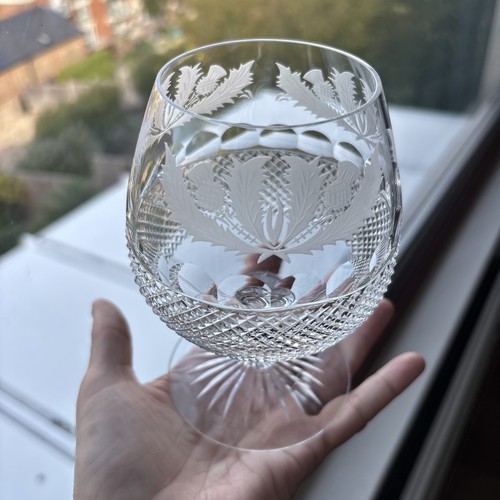 Edinburgh crystal thistle cut - edinburgh,