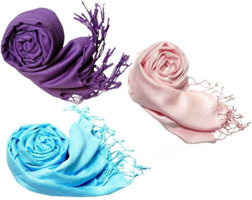 Satin trendy shawl quality - satin,