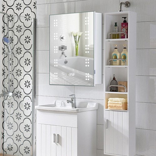 Led bathroom mirror cabinet - led,