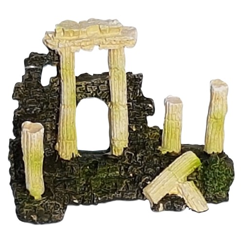 Roman greek columns aquarium - columns,