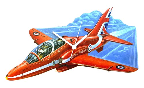 Red arrows clock raf - arrows,