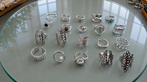 Stainless steel rings - steel,