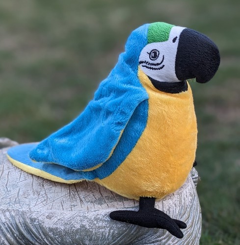 Ikea blue parrot toy yellow - ikea,