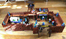 Playmobil Western Fort Bravo 3773 XL Extended + 20 *US Cavalry 3242 + Wagon 3785