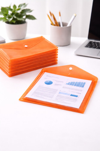 Plastic document wallet - a4,