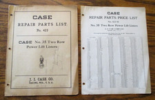 Case 35 Two Row Power Lift