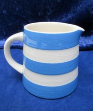 Vintage TG Green & Co Blue & White Cornish Ware Small Dreadnaught Jug