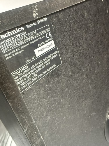 Technics dv290 way hi fi - sb-dv290, 3-way