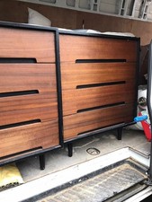 PAIR OF STAG C RANGE CHEST OF DRAWERS MID CENTURY JOHN & SYLVIA REID RARE