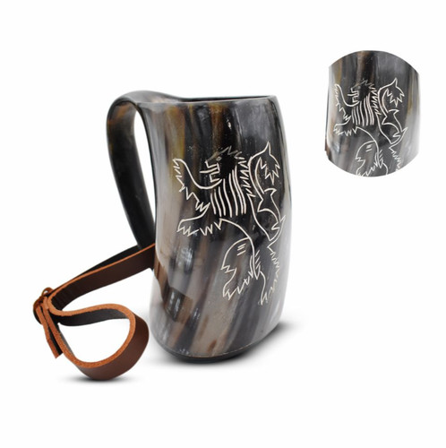 Medieval warrior horn - medieval,
