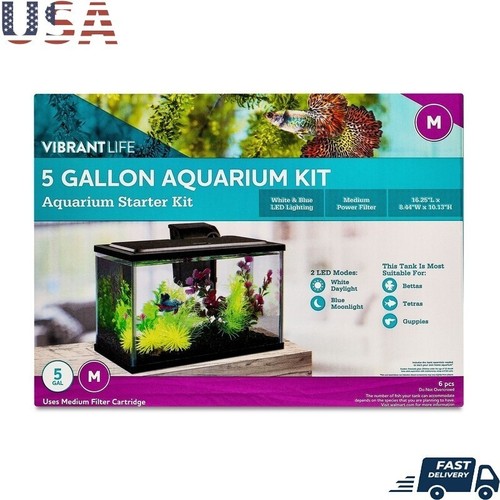 Gallon glass aquarium - glass,