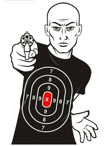 Sighting targets shoot - sighting, a3