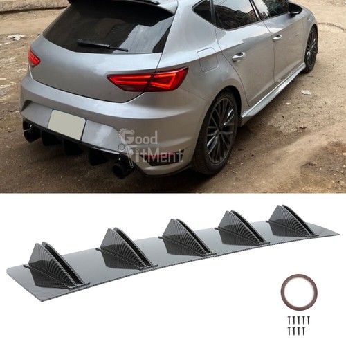 Carbon fiber rear - fiber, bumper