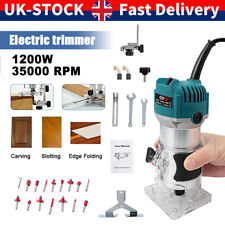 Cisivis Router 1200W Electric Laminator Hand Trimmer Tool with 15pc Router Bit-