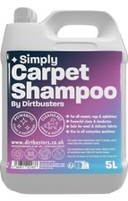 Dirtbusters Simply Carpet Cleaner Shampoo Powerful Carpet Cleaning Solution (5L)