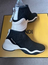 FENDI Back Zip Black Jaquard