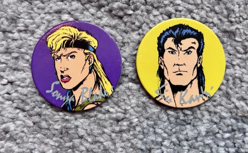 Mortal kombat pogs - pogs, (1992)