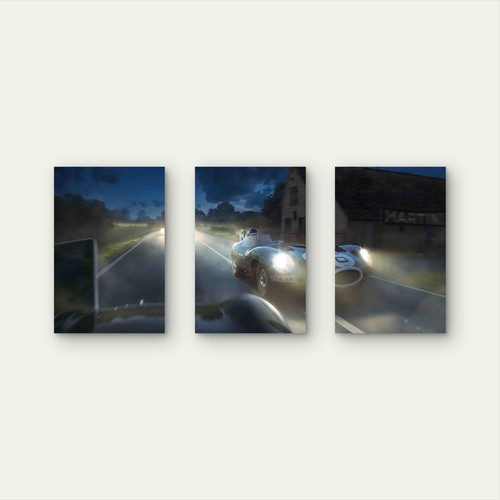 3pcs vintage british racing - 3pcs,