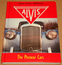ALVIS: THE POSTWAR CARS - John Price Williams - hardback book