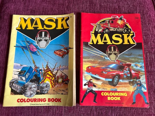 Mask colouring book - mask, x
