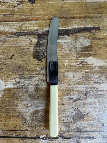 Vintage faux bone handle - faux,