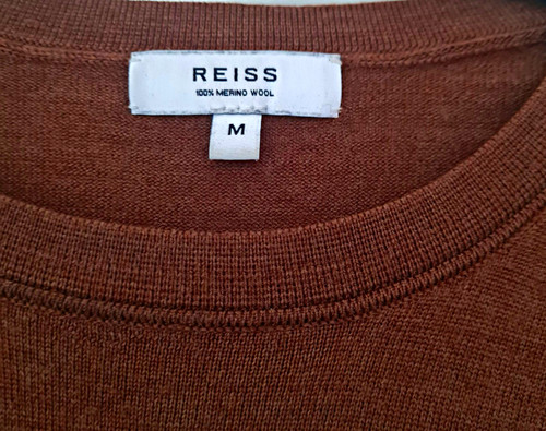 Reiss men brown merino - men's, wool