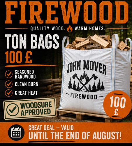 Ton bag hardwood logs north - logs.,