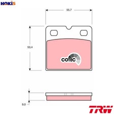 BRAKE PAD SET DISC PARKING