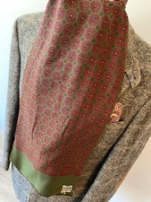 VINTAGE mens GREEN & BURGUNDY