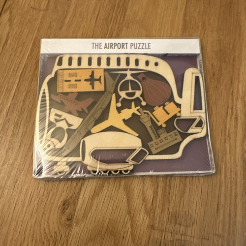 The airport puzzle wooden - airport,