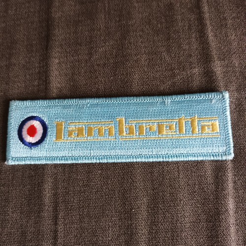 Lambretta embroided patch mod - lambretta,