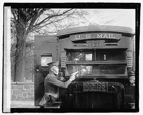 Mail armored postal - u.s., truck
