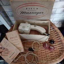 vintage Pifco Electric Massager 1950s complete with original box and attachments