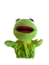 Vintage 1997 Child's Kermit The Frog Hand Puppet  Muppets Charity