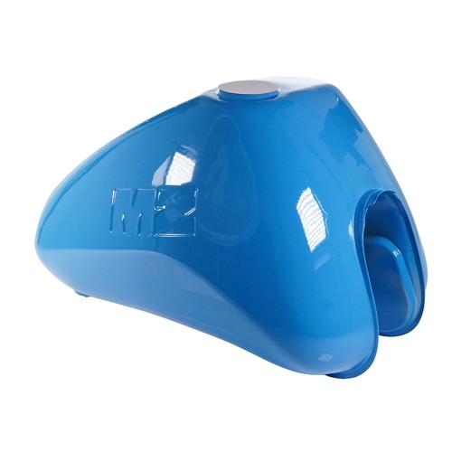 Tank light blue - blue, gloss