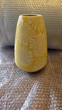 Large Yellow Floral Vase