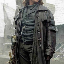 Mens Steampunk Gothic Trench