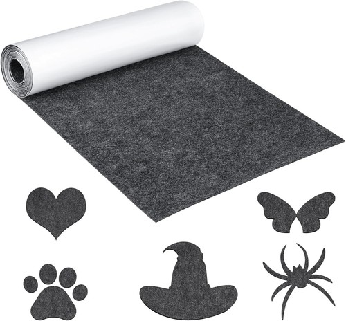 Sticky back felt - sticky, 1mm