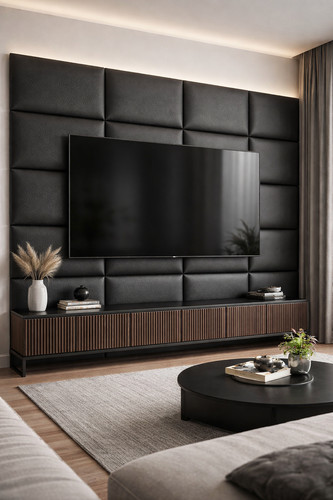 Upholstered wall panels - tv,
