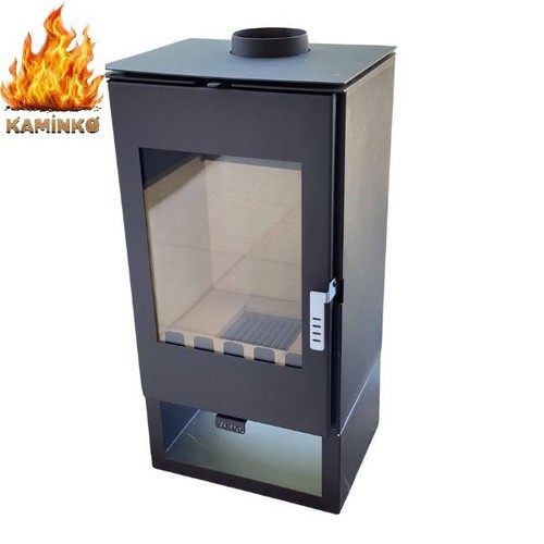 Wood burning stove - burning,