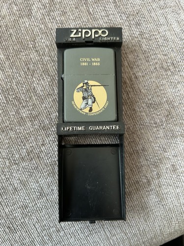 Vintage zippo lighter civil - lighter,
