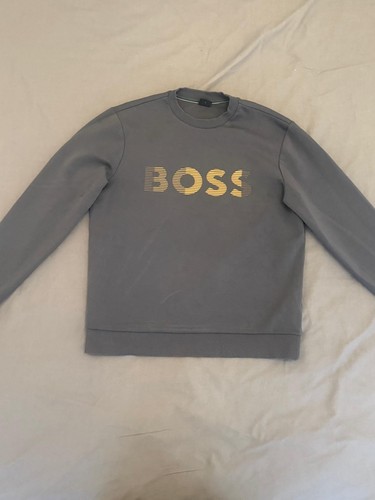 Hugo boss mens grey sweatshirt - boss,