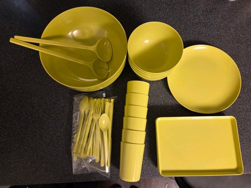 Habitat plastic picnic set - set,
