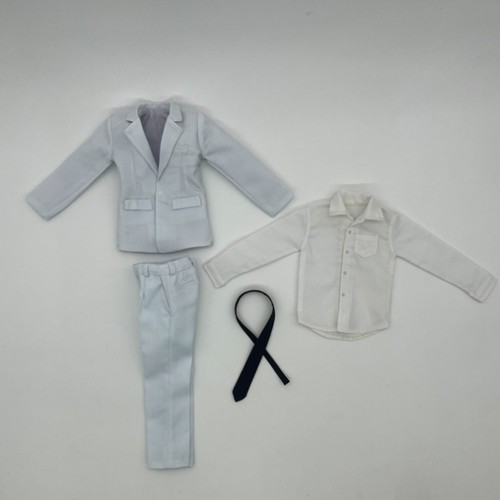 Grey suit shirt pants - pants, tie