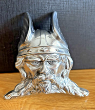 Rover Viking Bonnet Radiator Grill Mascot Emblem Hood Figure Ornament Chrome