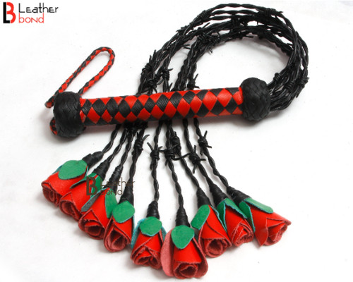 Real cowhide leather lace red - cowhide,