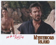Michael Craig Signed 8x10 Photo ~ Mysterious Island (1961) ~ { Ray Harryhausen }