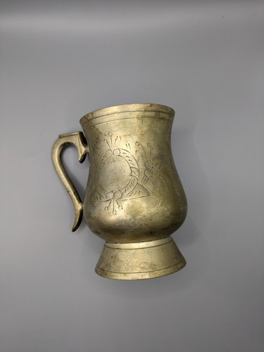 Antique brass mug octoberfest - brass,
