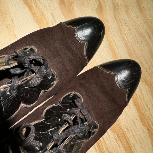 1930 vintage brown suede - 1930's,
